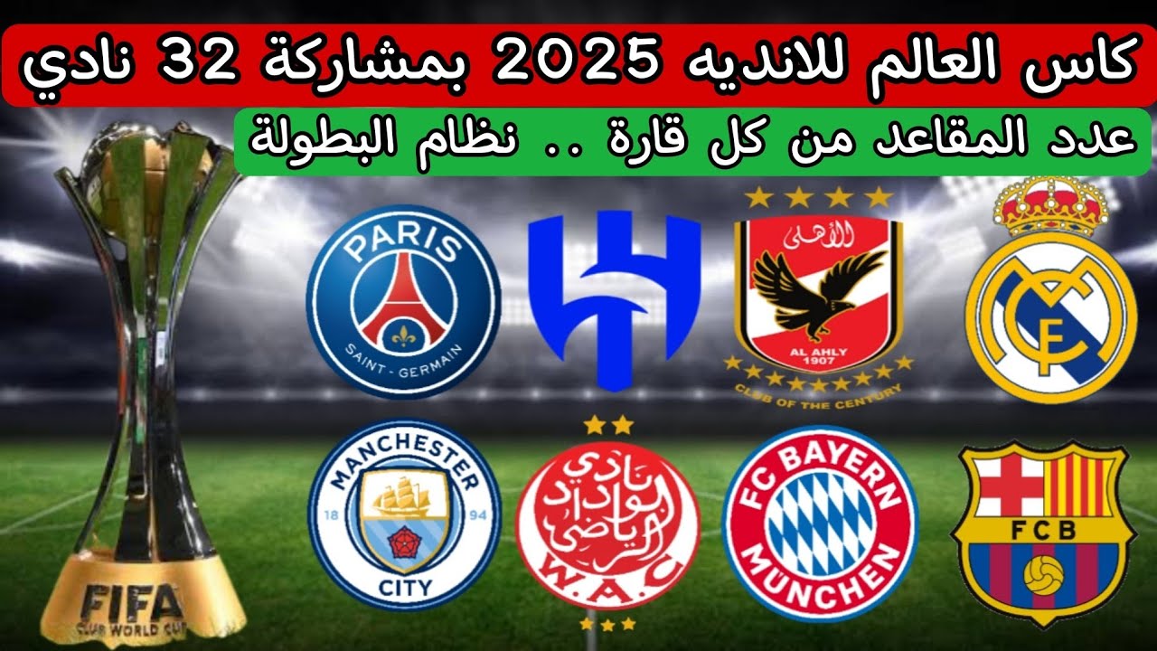 هل الزمالك يشارك؟.. المتأهلين لكأس العالم للأندية 2025 والنظام الجديد للمونديال بمشاركة 32 نادي