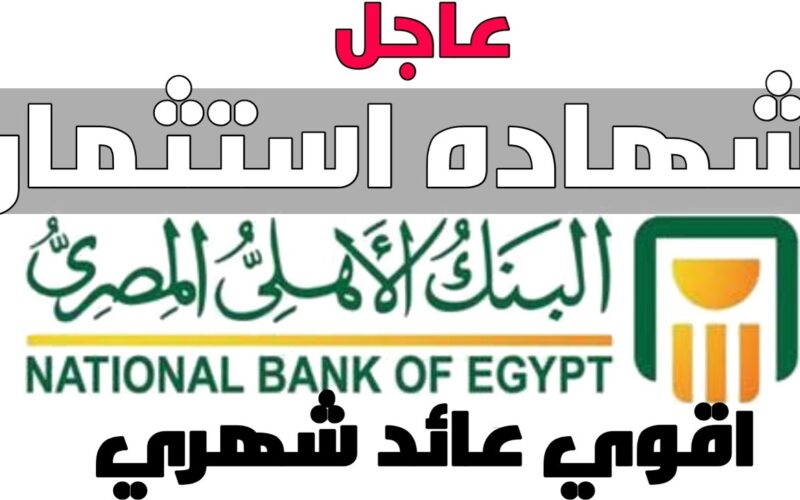 استحقاق عوائد شهادات 25%.. تفاصيل شهادات البنك الأهلي المصري 2024 بأعلى عائد بالبنوك بعد قرار البنك المركزي